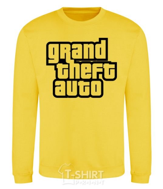 Sweatshirt GTA logo yellow фото