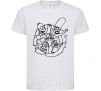 Kids T-shirt The Simpsons together White фото