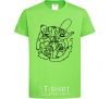 Kids T-shirt The Simpsons together orchid-green фото