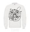 Sweatshirt The Simpsons together White фото