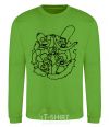 Sweatshirt The Simpsons together orchid-green фото