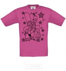 Kids T-shirt The Simpsons in the stars heliconia фото