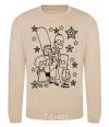 Sweatshirt The Simpsons in the stars sand фото