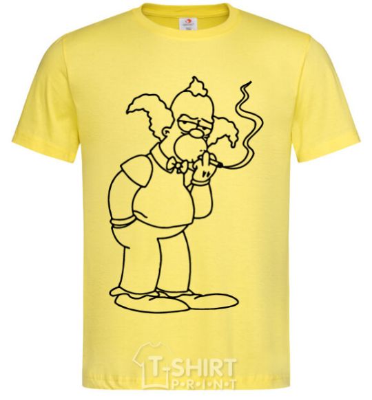 Men's T-Shirt Krusty the Clown cornsilk фото