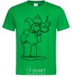 Men's T-Shirt Krusty the Clown kelly-green фото