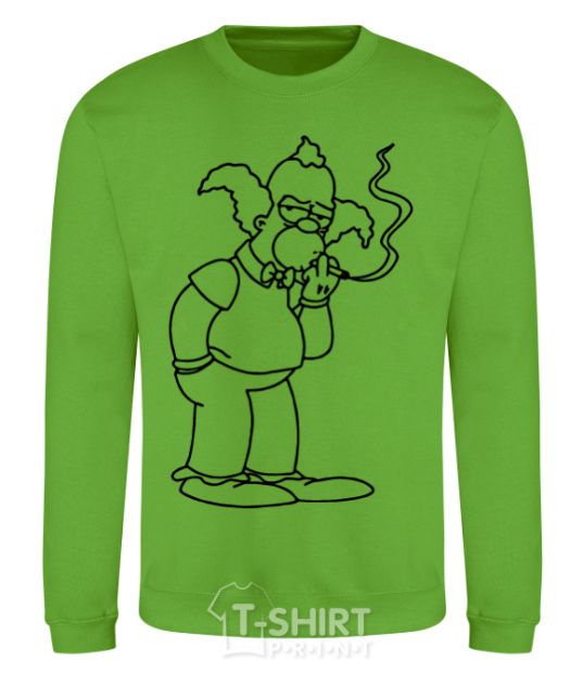 Sweatshirt Krusty the Clown orchid-green фото