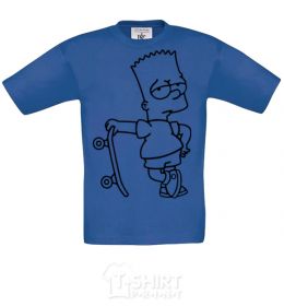 Kids T-shirt Breack Bart White фото