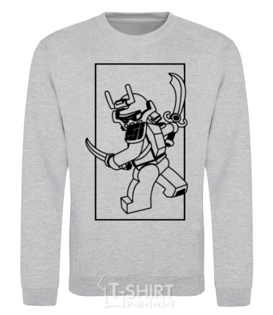 Sweatshirt A framed warrior sport-grey фото