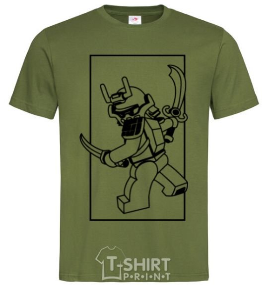 Men's T-Shirt A framed warrior millennial-khaki фото