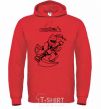 Men`s hoodie Cole bright-red фото