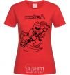 Women's T-shirt Cole red фото