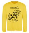 Sweatshirt Cole yellow фото