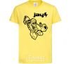 Kids T-shirt Jay drawing cornsilk фото