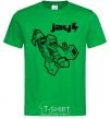 Men's T-Shirt Jay drawing kelly-green фото