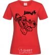 Женская футболка Jay рисунок Красный фото