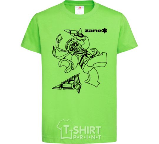 Kids T-shirt Zane orchid-green фото