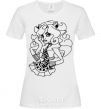 Women's T-shirt Toralei in a skirt White фото