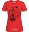 Women's T-shirt Toralei in a skirt red фото