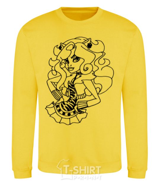 Sweatshirt Toralei in a skirt yellow фото