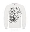 Sweatshirt Toralei in a skirt White фото