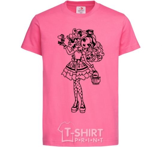 Детская футболка Мэдлин Ярко-розовый фото