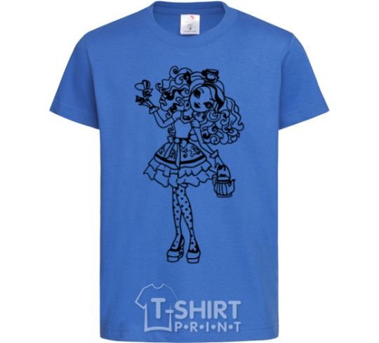 Детская футболка Мэдлин Ярко-синий фото