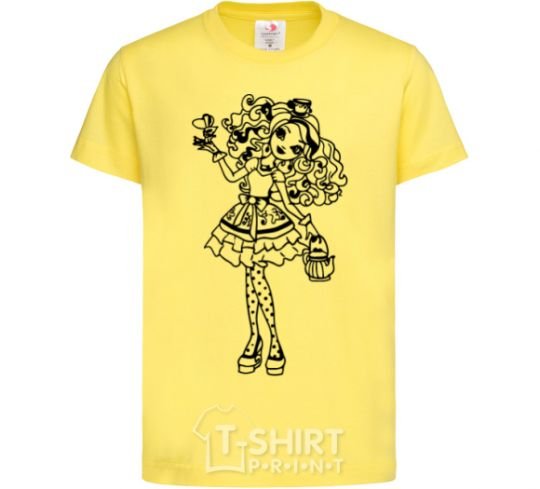 Детская футболка Мэдлин Лимонный фото