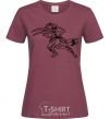 Women's T-shirt Schroeder burgundy фото