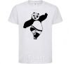 Kids T-shirt Kung fu panda V.1 White фото
