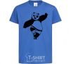 Kids T-shirt Kung fu panda V.1 royal-blue фото