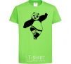 Kids T-shirt Kung fu panda V.1 orchid-green фото