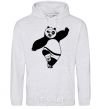 Men`s hoodie Kung fu panda V.1 sport-grey фото