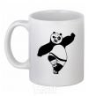 Ceramic mug Kung fu panda V.1 White фото