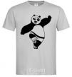 Мужская футболка Кунг фу панда V.1 Серый фото