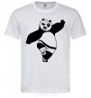 Мужская футболка Кунг фу панда V.1 Белый фото