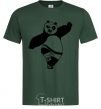 Мужская футболка Кунг фу панда V.1 Темно-зеленый фото