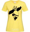 Женская футболка Кунг фу панда V.1 Лимонный фото