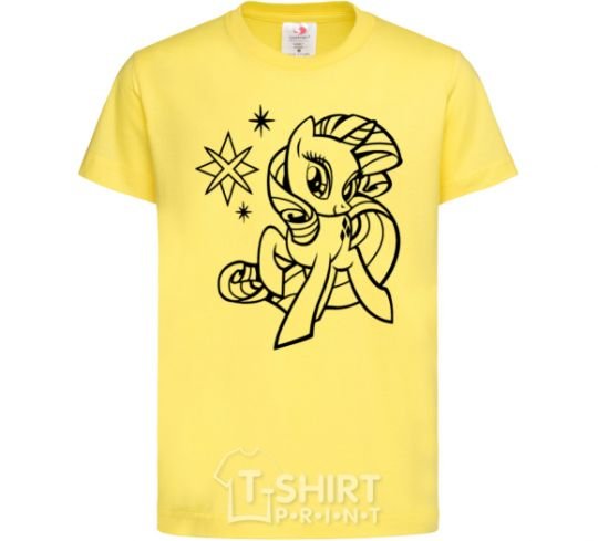 Kids T-shirt Sparkle within a sparkle cornsilk фото