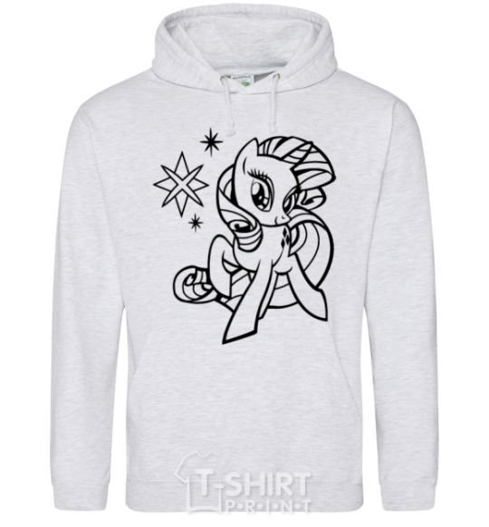 Men`s hoodie Sparkle within a sparkle sport-grey фото