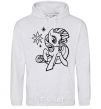 Men`s hoodie Sparkle within a sparkle sport-grey фото