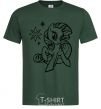 Men's T-Shirt Sparkle within a sparkle bottle-green фото