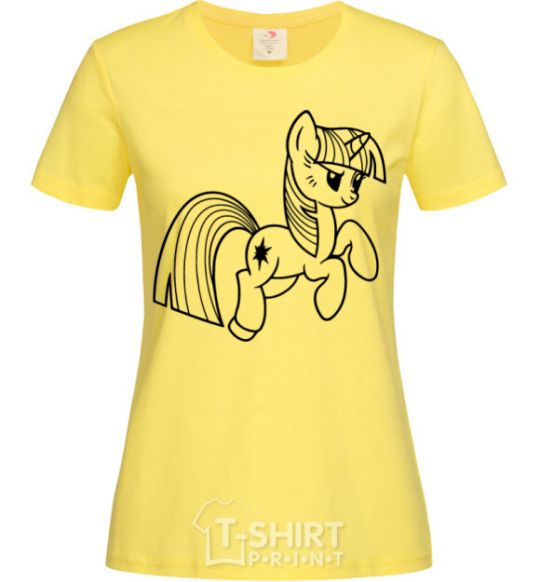 Женская футболка Искра Лимонный фото