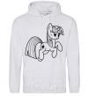 Men`s hoodie Spark sport-grey фото