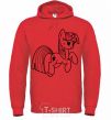 Men`s hoodie Spark bright-red фото