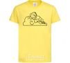 Kids T-shirt On a cloud cornsilk фото