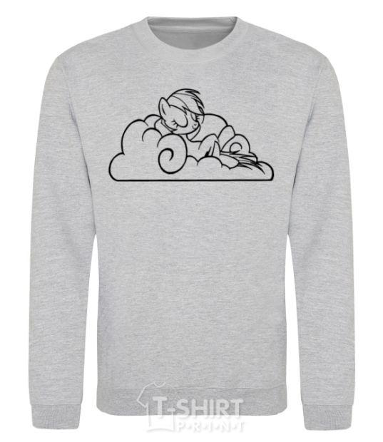 Sweatshirt On a cloud sport-grey фото