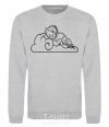 Sweatshirt On a cloud sport-grey фото