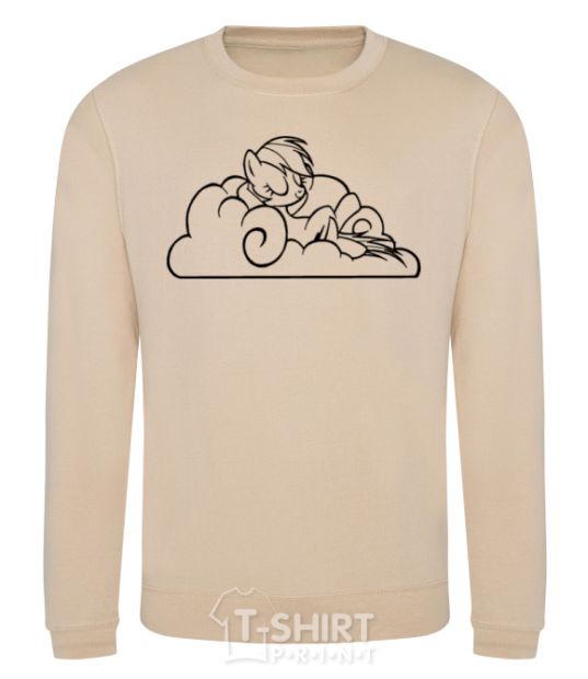 Sweatshirt On a cloud sand фото