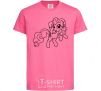 Kids T-shirt Pinkie Pie with a bow heliconia фото