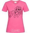 Women's T-shirt Pinkie Pie with a bow heliconia фото